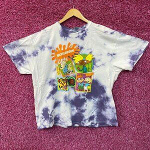 Nickelodeon Nick Toons Tie Dye Graphic Print T-Shirt 2XL